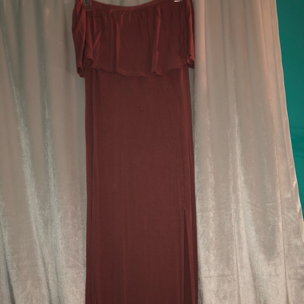 Off Shoulder Maxi Dress